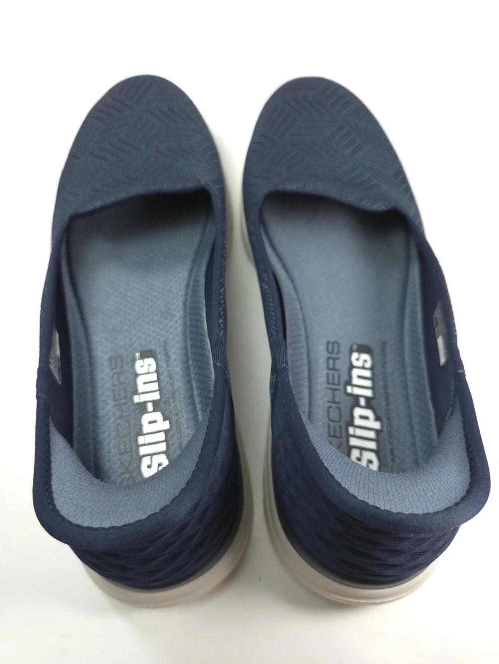 Skechers Slip‑ins On‑the‑GO Flex Astonish Navy Hands‑Free Walking Shoes Sz 8
